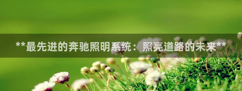 **最先进的奔驰照明系统：照亮道路的未来**