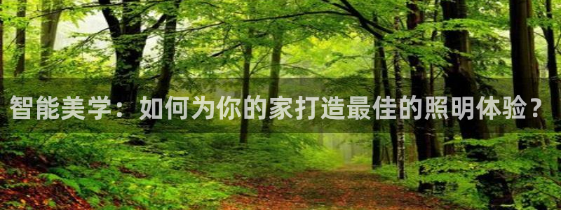 智能美学：如何为你的家打造最佳的照明体验