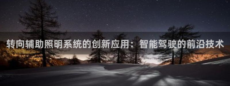转向辅助照明系统的创新应用：智能驾驶的前沿技术
