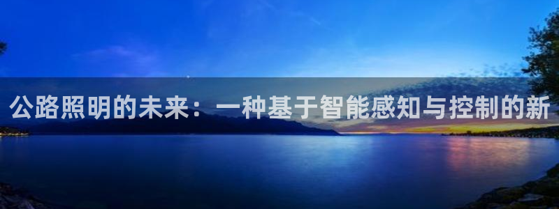 公路照明的未来：一种基于智能感知与控制的新