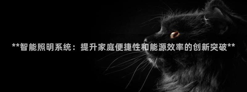 **智能照明系统：提升家庭便捷性和能源效率的创新突破**