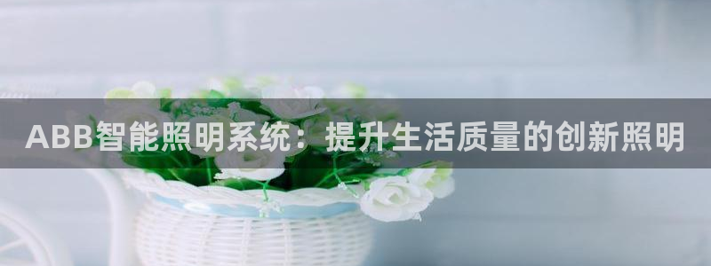 ABB智能照明系统：提升生活质量的创新照明
