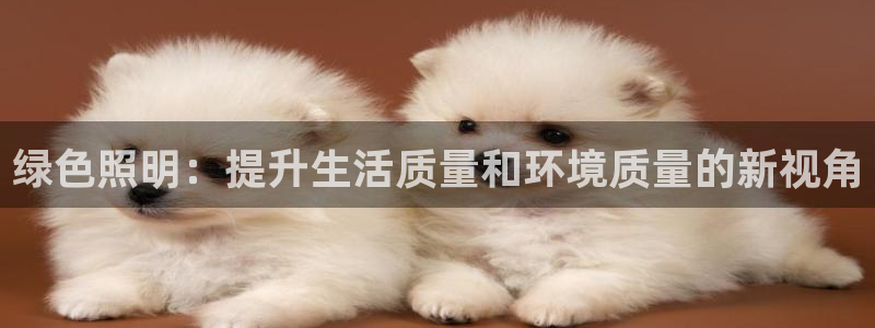 绿色照明：提升生活质量和环境质量的新视角