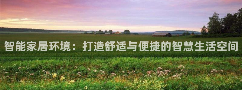 智能家居环境：打造舒适与便捷的智慧生活空